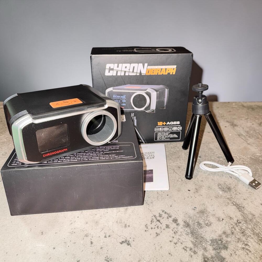 Ballistic Precision Chronograph with Tripod and Bluetooth Airsoft Nerf